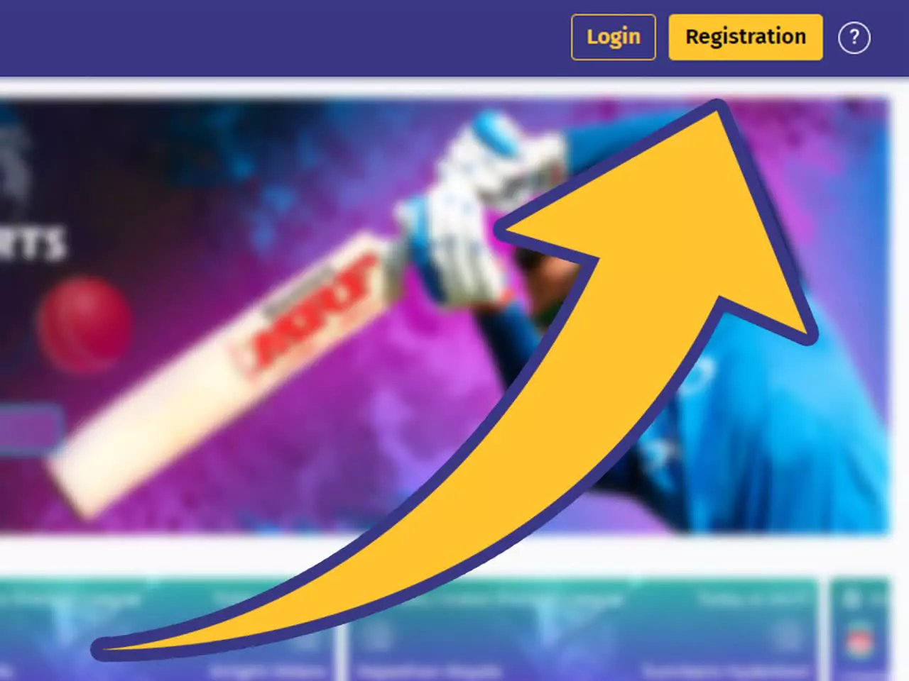 Create the Bilbet account.