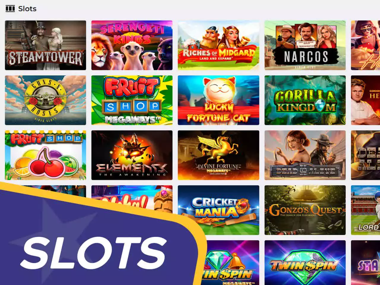 There are various slots from trustworthy providers at Bilbet.